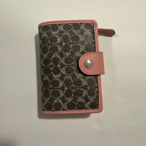 Coach | Brown and Pink Patterned Wallet